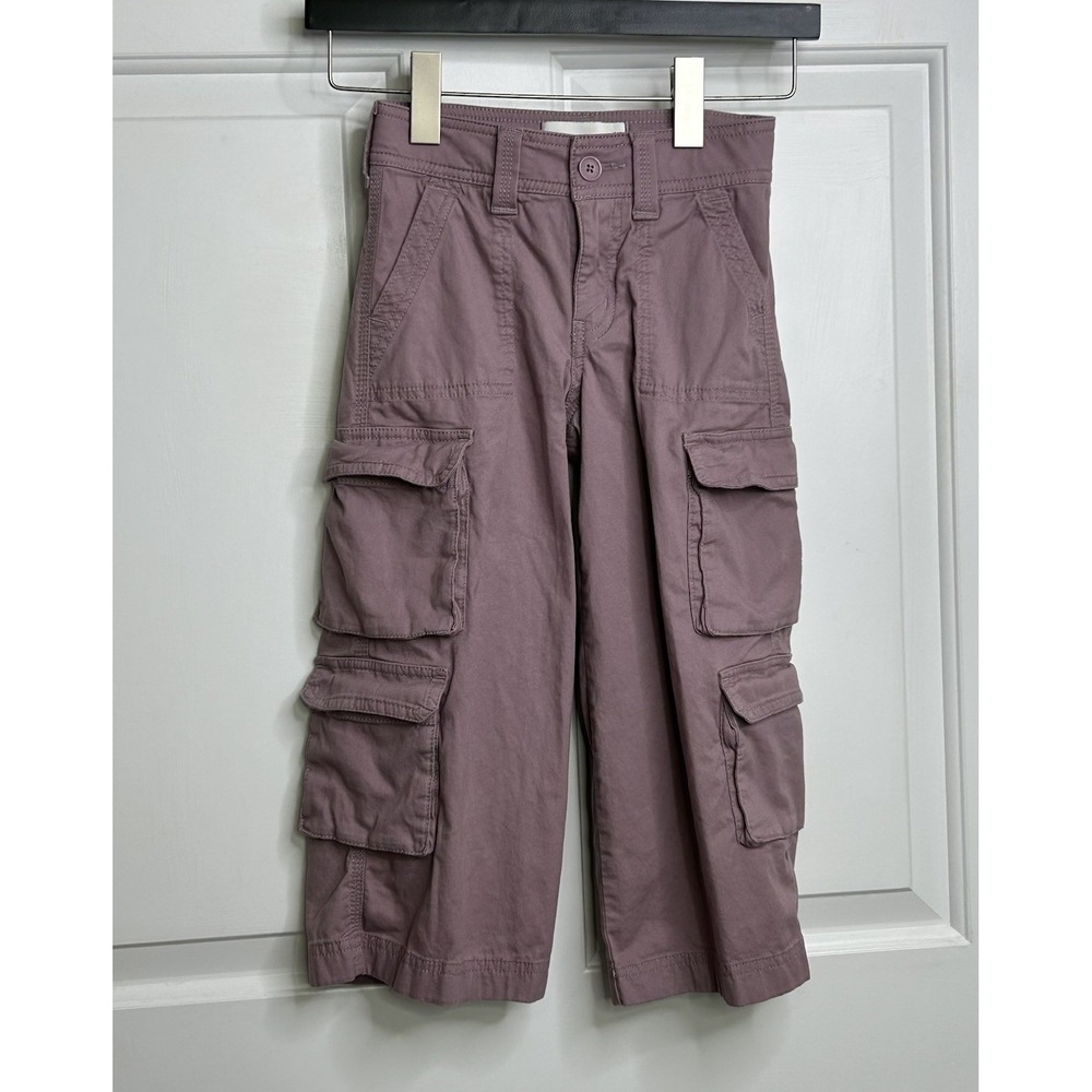 Abercrombie Kids Cargo Pants Girls 5/6 Short** Purple Pockets